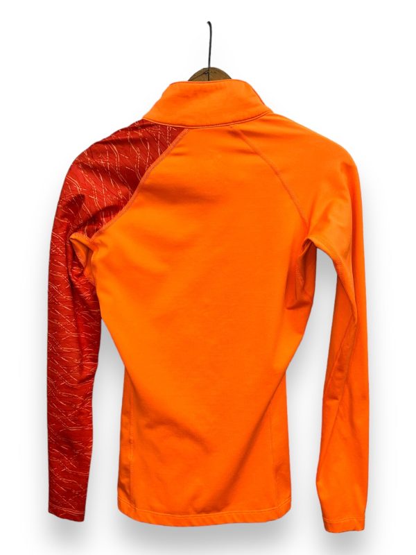 Athletic Top Long Sleeve Collar By Nike Apparel  Size: S Cheap