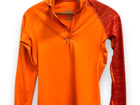 Athletic Top Long Sleeve Collar By Nike Apparel  Size: S Cheap