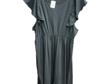 Black Dress Casual Maxi J. Crew, Size 3x on Sale