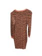 Animal Print Dress Sweater Express O, Size S Discount