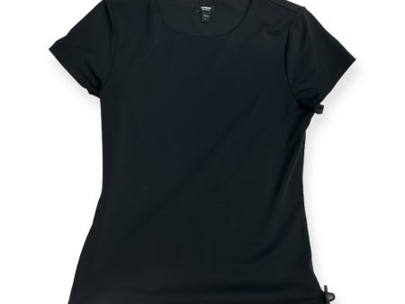 Black Top Short Sleeve Express, Size L For Discount