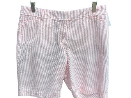 Striped Pattern Shorts Talbots, Size 12petite Online Hot Sale