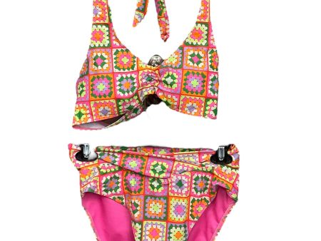 Multi-colored Swimsuit 2pc Pink Lily, Size S Supply