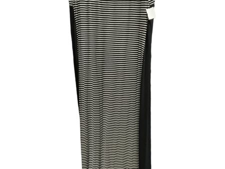 Striped Pattern Dress Casual Maxi Chicos, Size L Fashion