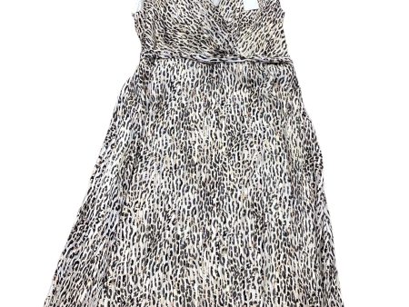 Animal Print Dress Casual Maxi Calvin Klein, Size Xl Fashion