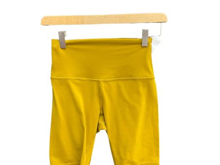 Yellow Athletic Shorts Lululemon, Size S on Sale