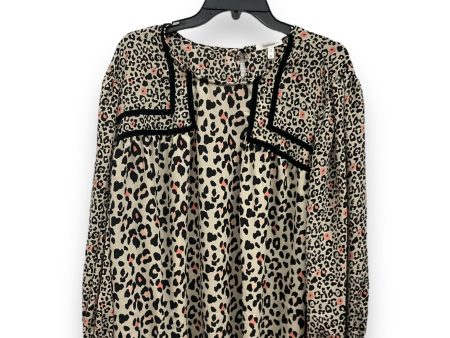 Animal Print Blouse Long Sleeve Maurices, Size 2x Online