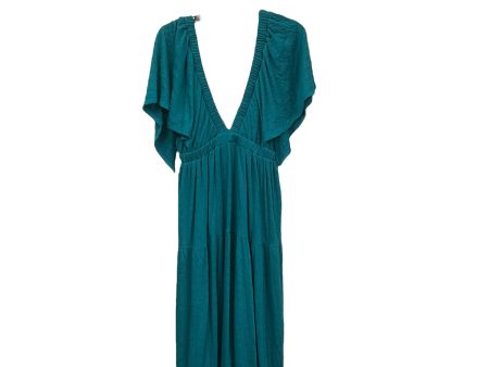 Teal Dress Casual Maxi Clothes Mentor, Size M Cheap