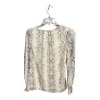 Animal Print Blouse Long Sleeve Japna, Size Xs Online now