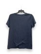 Blue Top Short Sleeve Basic Clothes Mentor, Size L For Cheap