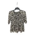 Animal Print Blouse Long Sleeve Loft, Size Petite   S Sale