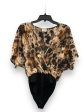 Animal Print Bodysuit Peach Love Cream California, Size M on Sale