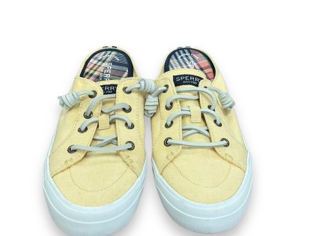 Yellow Shoes Sneakers Sperry, Size 7.5 Sale