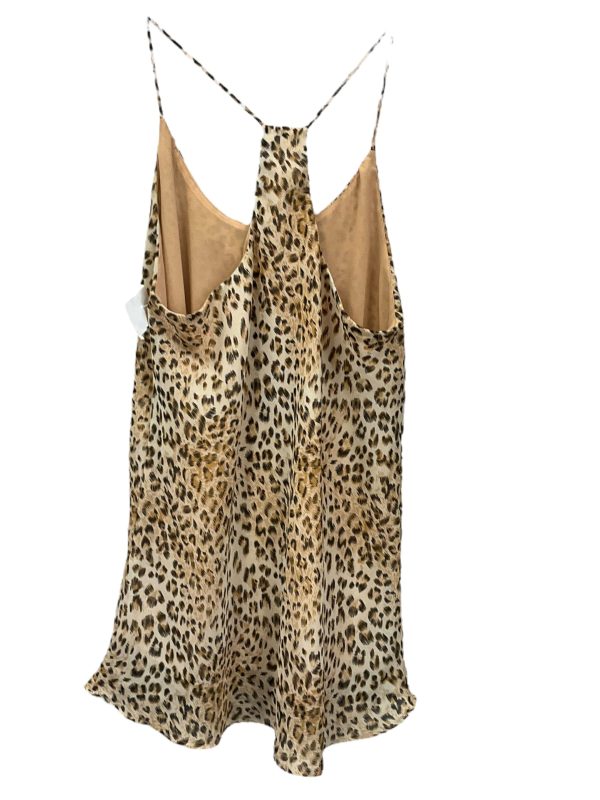 Animal Print Top Sleeveless Clothes Mentor, Size M Hot on Sale