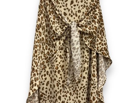 Animal Print Skirt Midi Express, Size S Sale