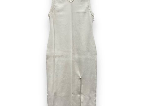 White Dress Casual Maxi Clothes Mentor, Size L For Discount