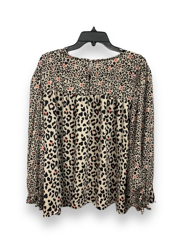 Animal Print Blouse Long Sleeve Maurices, Size 2x Online