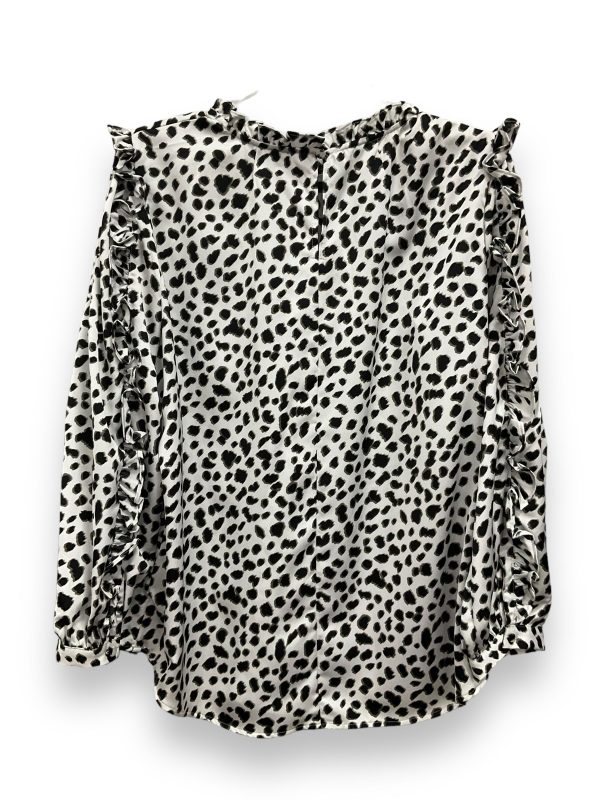 Animal Print Blouse Short Sleeve J. Crew, Size Xl on Sale