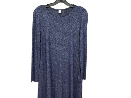 Blue Dress Casual Midi Old Navy, Size S Online now