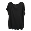 Black Top Short Sleeve By Maurices, Size: 3X Sale