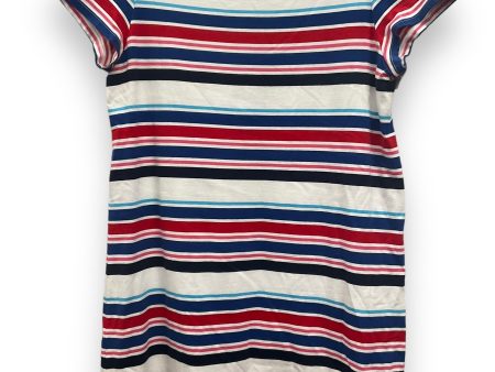 Striped Pattern Dress Casual Midi Tommy Hilfiger, Size L For Cheap