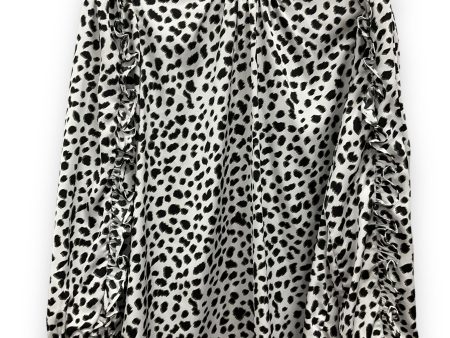 Animal Print Blouse Short Sleeve J. Crew, Size Xl on Sale