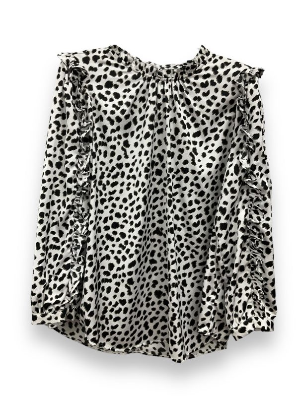 Animal Print Blouse Short Sleeve J. Crew, Size Xl on Sale