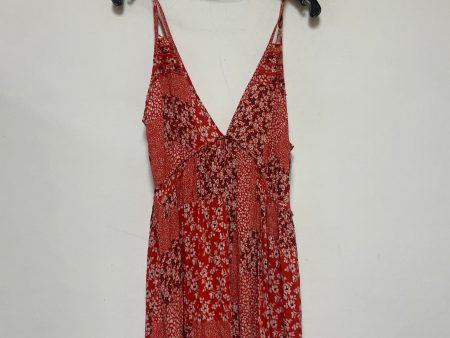 Red Dress Casual Short Clothes Mentor, Size L Fashion