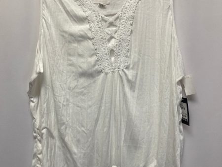 White Top Sleeveless New York Laundry, Size 3x Discount