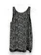 Black & White Blouse Sleeveless Loft, Size S For Sale