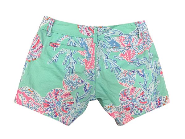 Aqua Shorts Lilly Pulitzer, Size 0 Online now