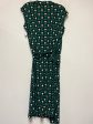 Black & Green Dress Casual Midi Ann Taylor, Size S Hot on Sale