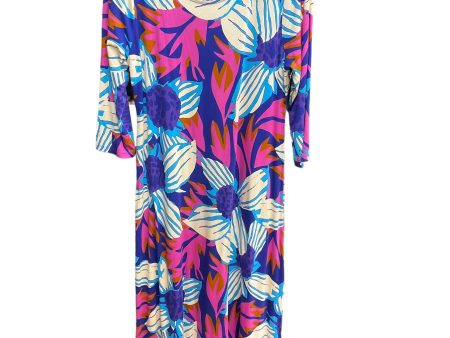 Tropical Print Dress Casual Maxi Soft Surroundings, Size L Online Hot Sale