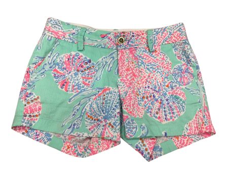 Aqua Shorts Lilly Pulitzer, Size 0 Online now