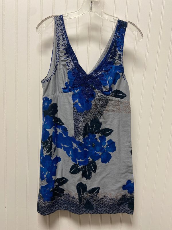 Black & Blue Dress Casual Short Free People, Size 8 Cheap