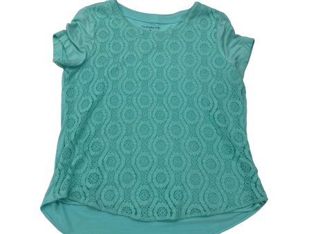 AQUA TOP SS by CROFT AND BARROW Size:M For Sale