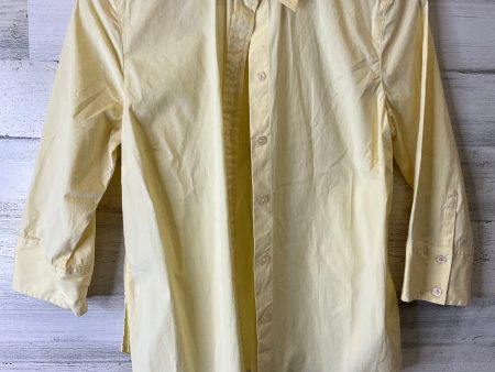 Yellow Top 3 4 Sleeve Eddie Bauer, Size M Online