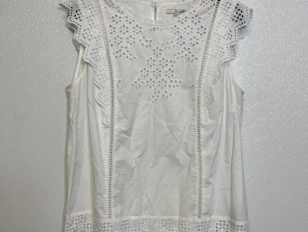 White Top Sleeveless Boden, Size M Online Hot Sale