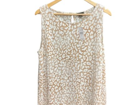 Animal Print Top Sleeveless Ann Taylor, Size Xl Fashion