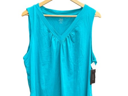 Aqua Top Sleeveless Basic Apt 9, Size 1x Cheap