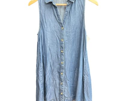 Blue Denim Dress Casual Short Cloth & Stone, Size Xs Cheap