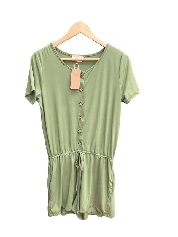 Green Romper Clothes Mentor, Size M Discount