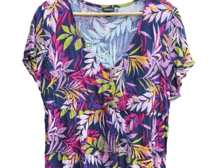 Tropical Print Top Short Sleeve Torrid, Size 1x For Sale