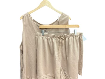 Tan Shorts Set Not Your Daughters Jeans, Size 1x Online now