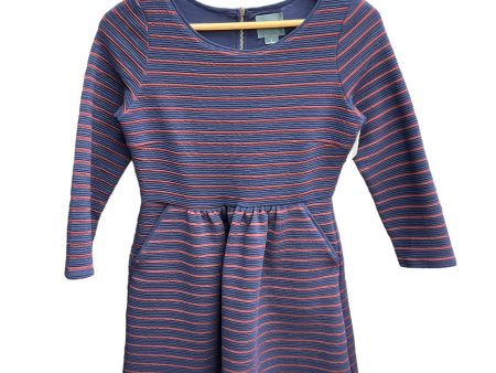 Blue & Red Dress Casual Short Maeve, Size S Online Hot Sale