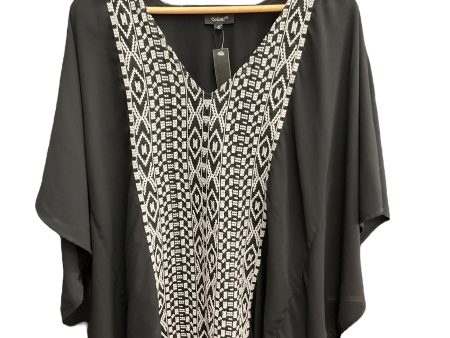 Black & White Tunic Short Sleeve Tolani, Size S For Discount